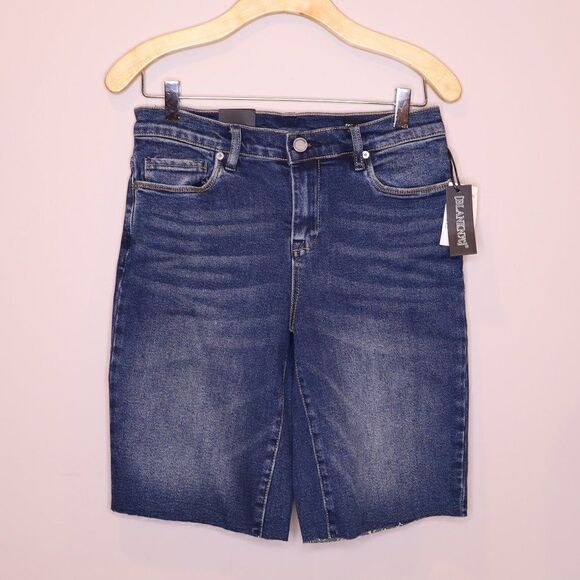 NWT Blank NYC Denim Cut Off Shorts Bermuda Sz 27 - Picture 2 of 6